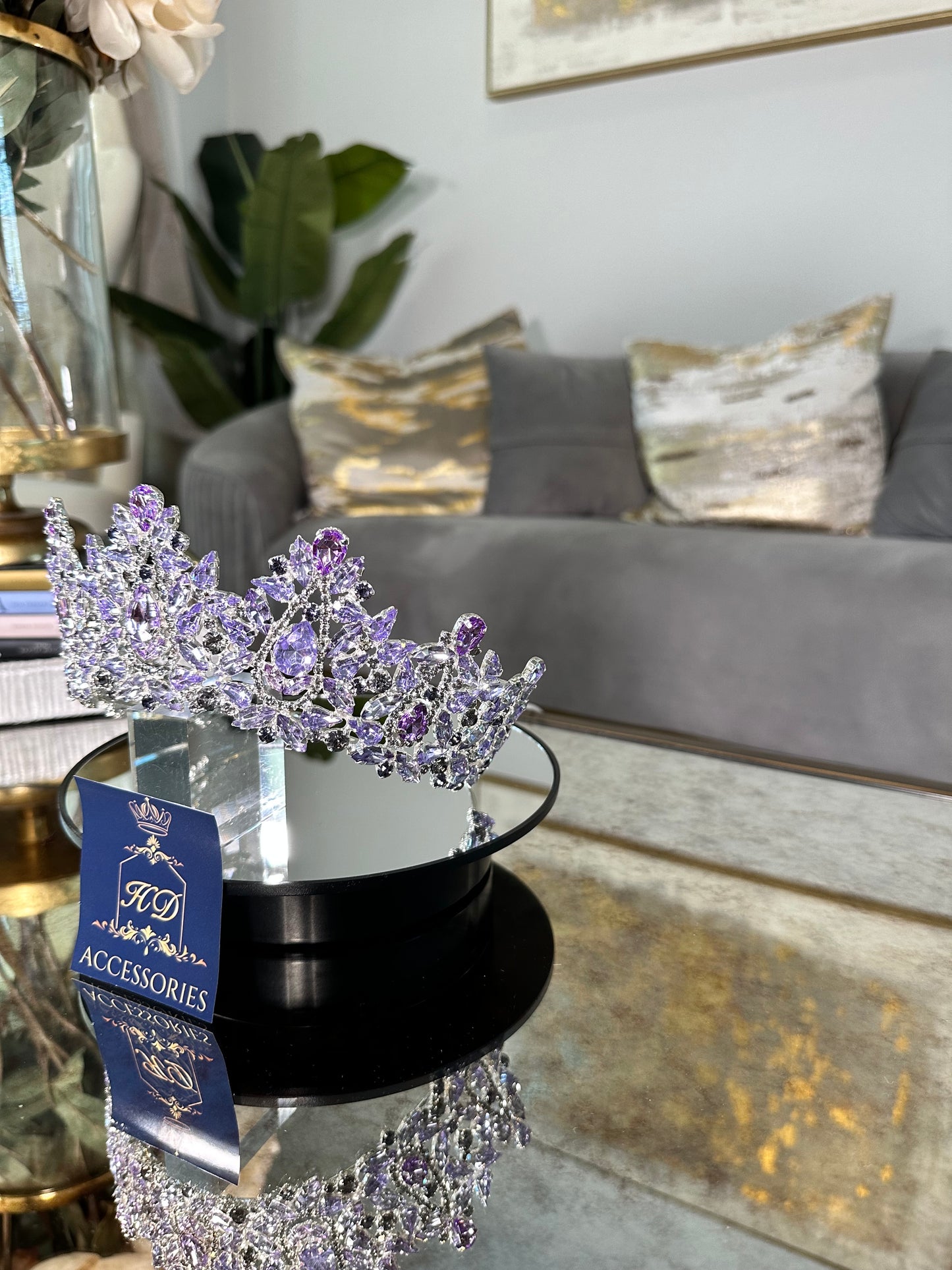 Lilac and Silver Crown