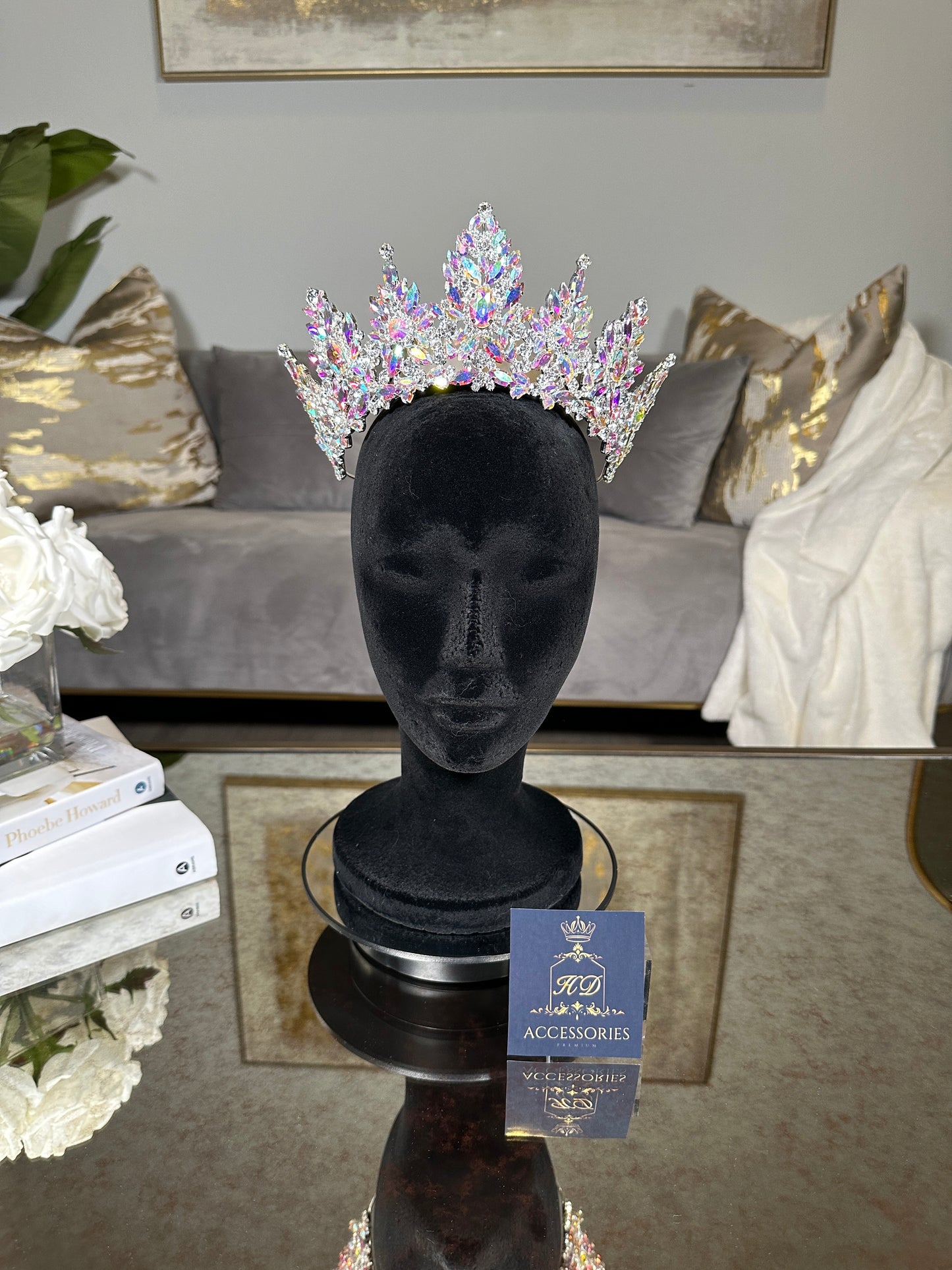Iridescent Silver Crown