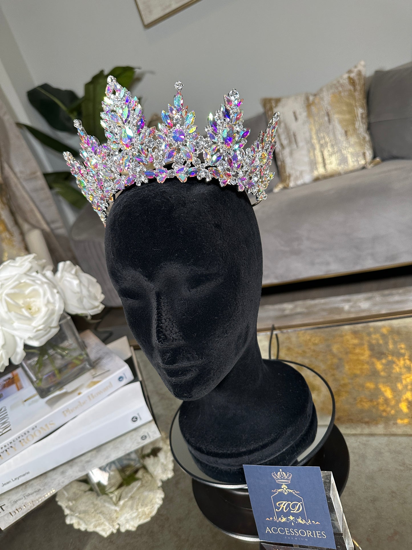 Iridescent Silver Crown