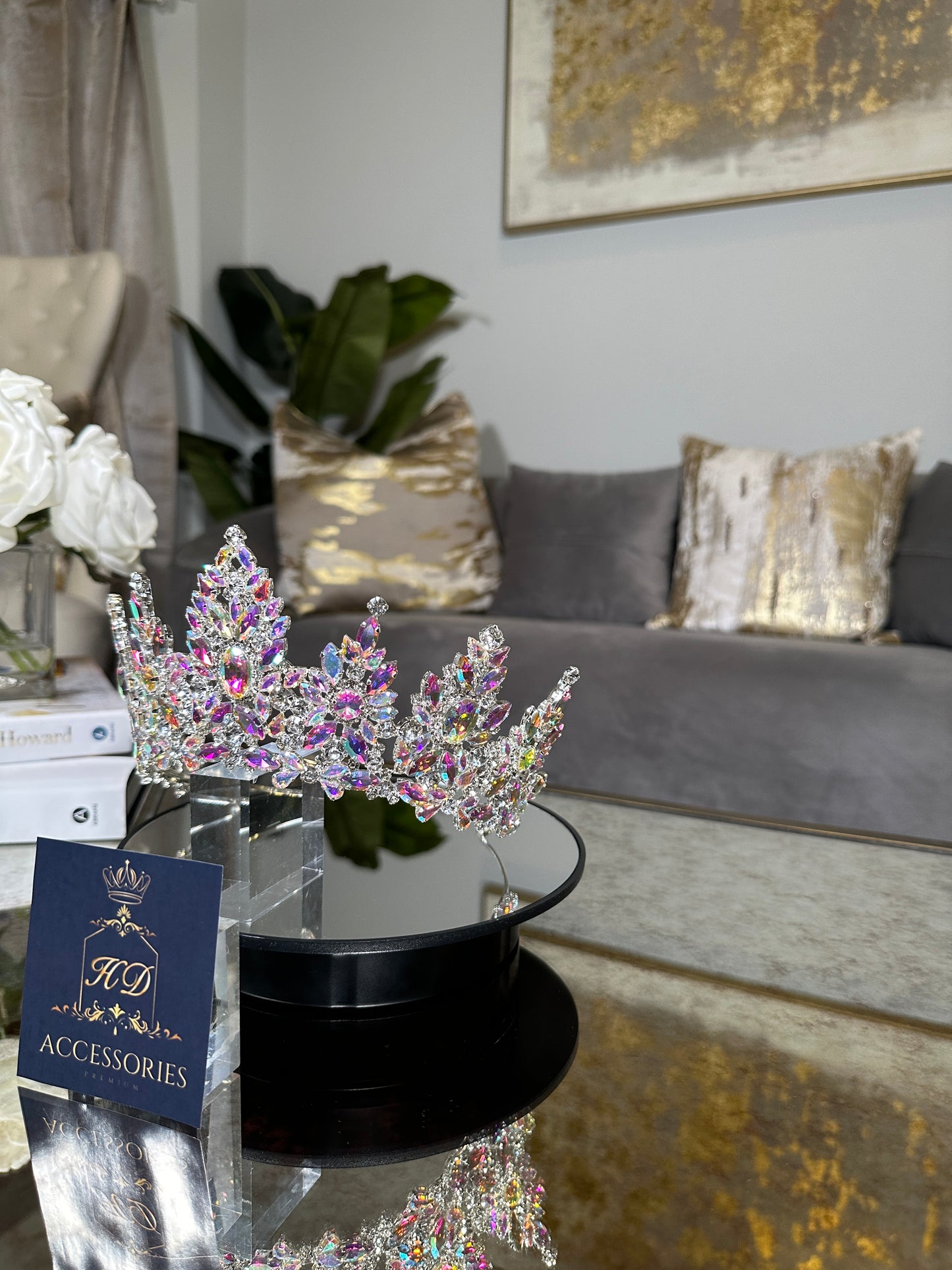 Iridescent Silver Crown