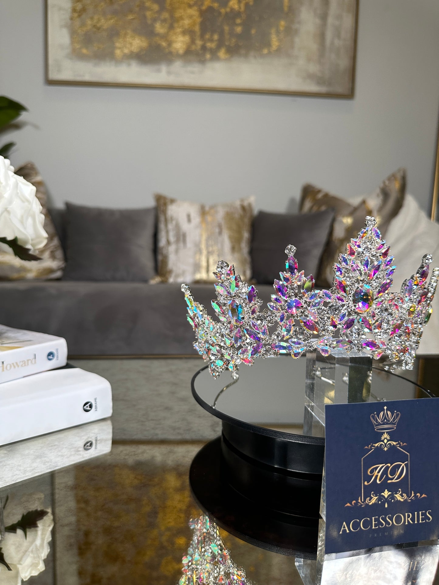 Iridescent Silver Crown