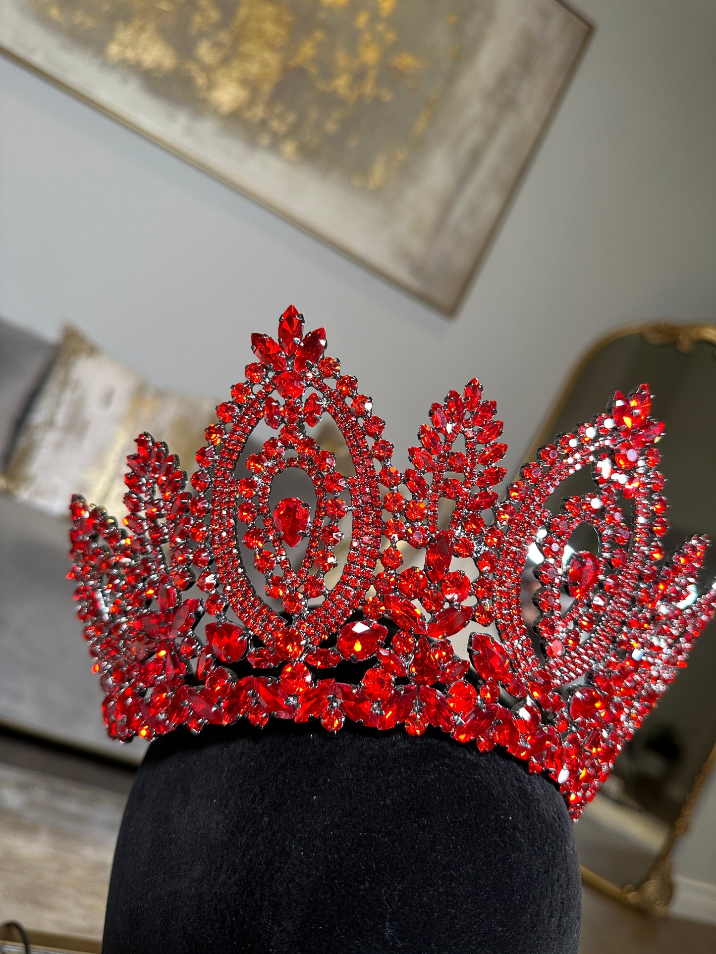 Red Quinceañera Crown