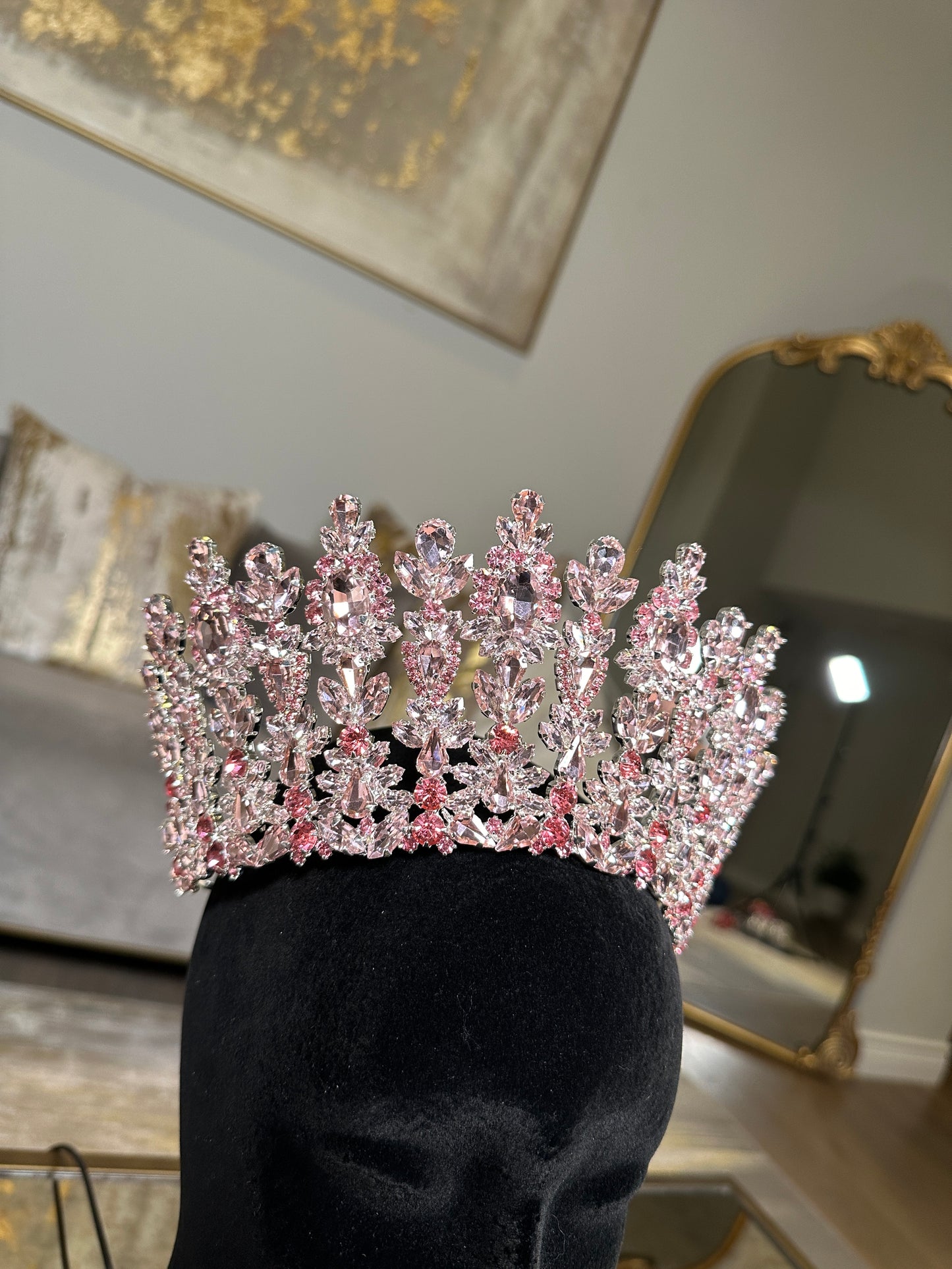 Pink Quinceañera Crown