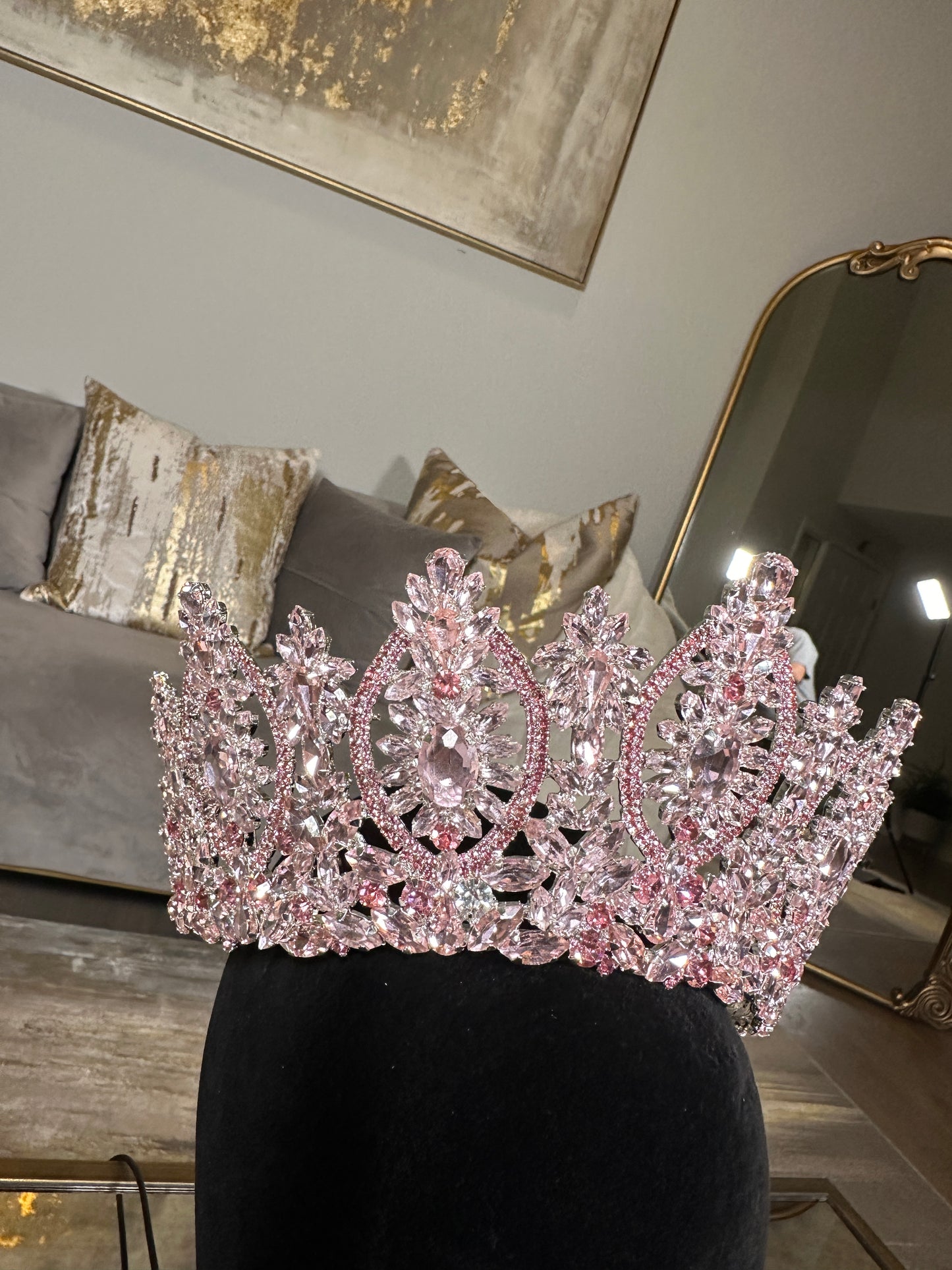 Pink Quinceañera Crown