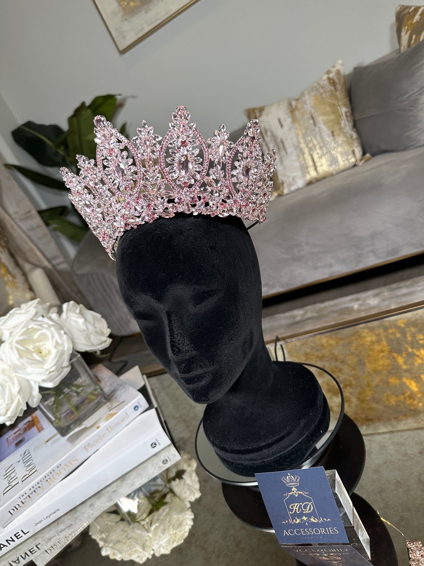 Pink Quinceañera Crown