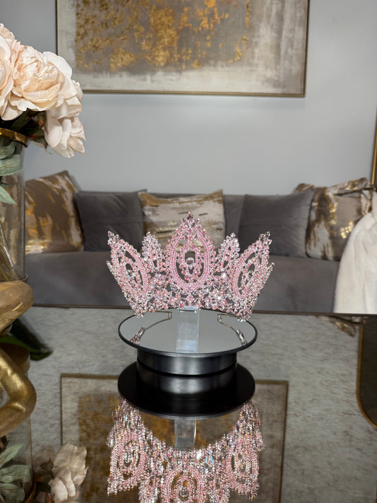 Pink Quinceañera Crown