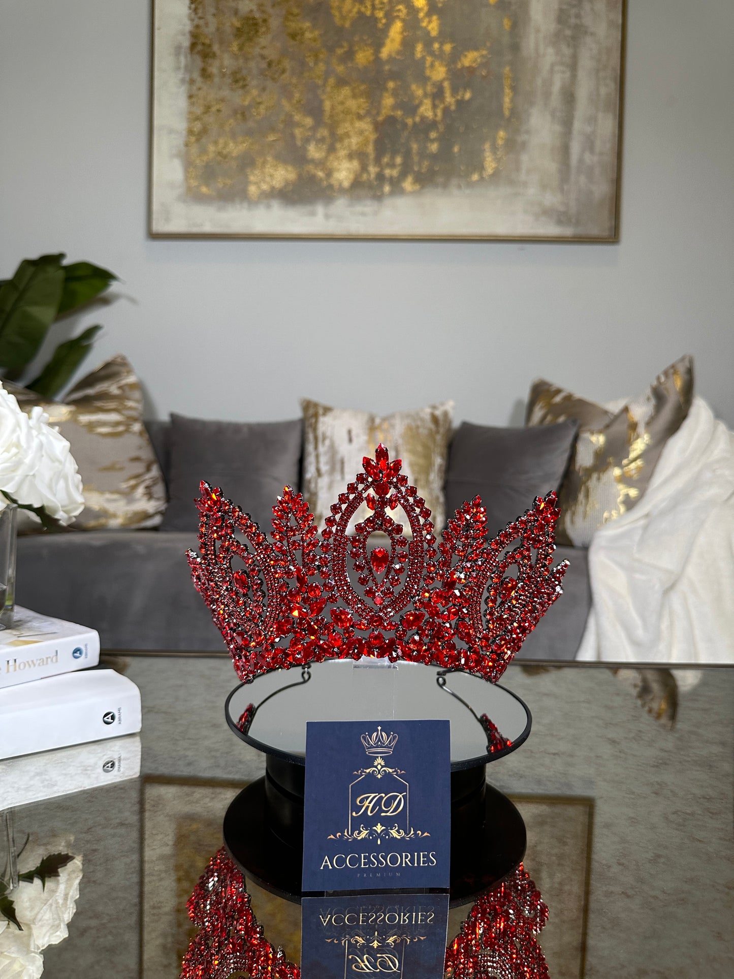 Red Quinceañera Crown