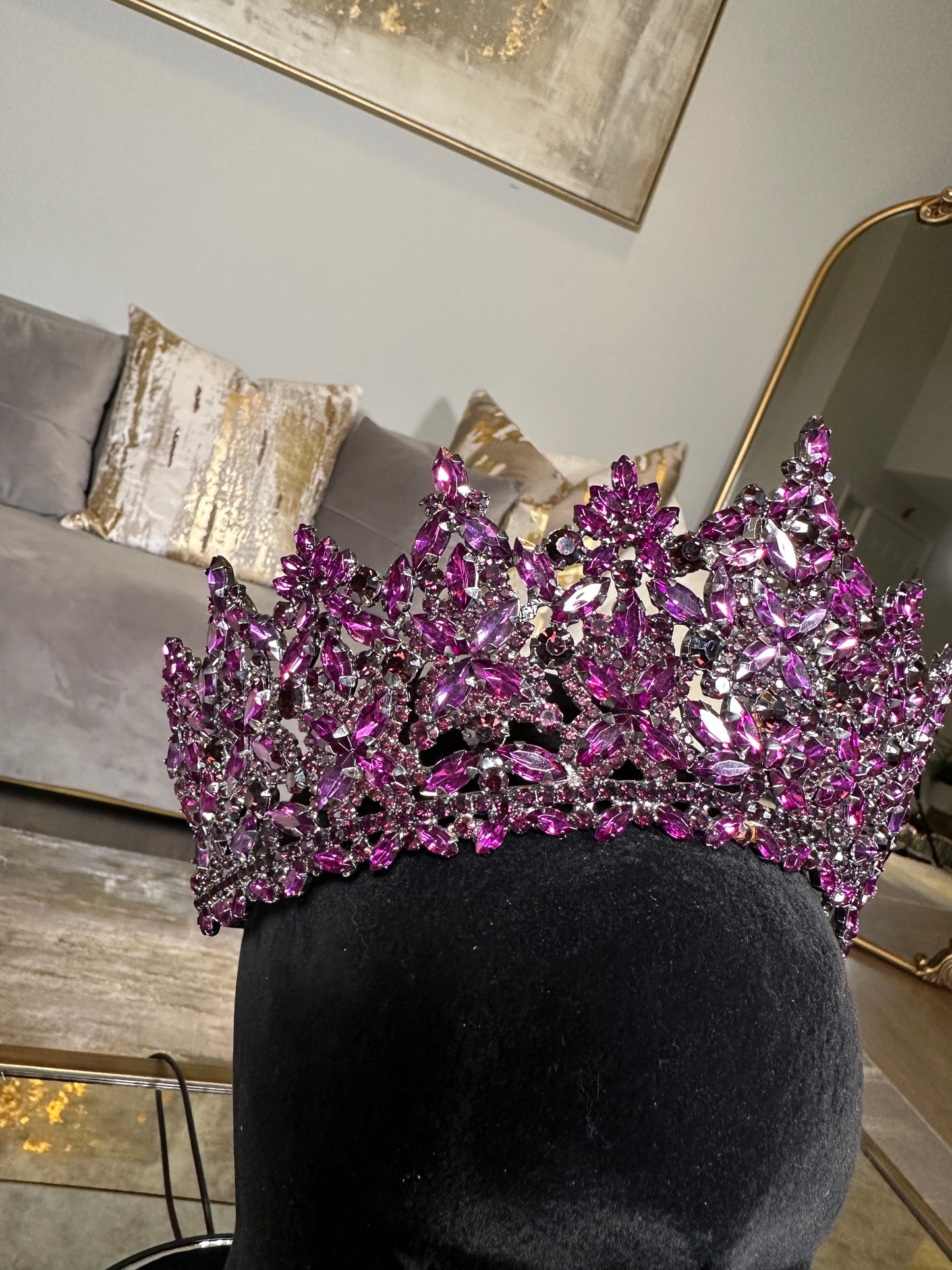 Purple Quinceañera Crown