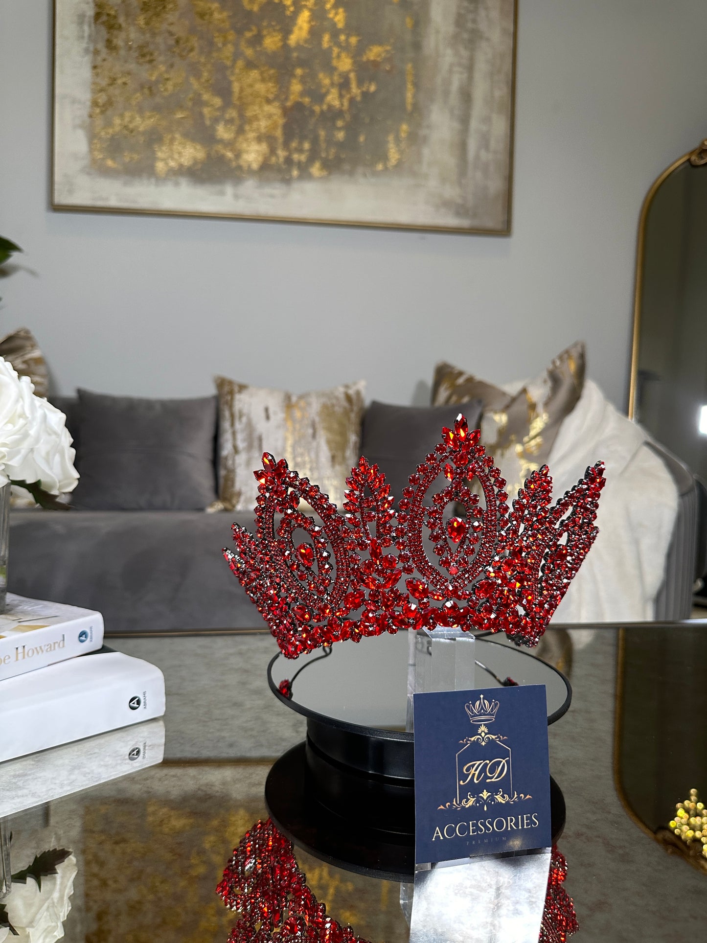 Red Quinceañera Crown