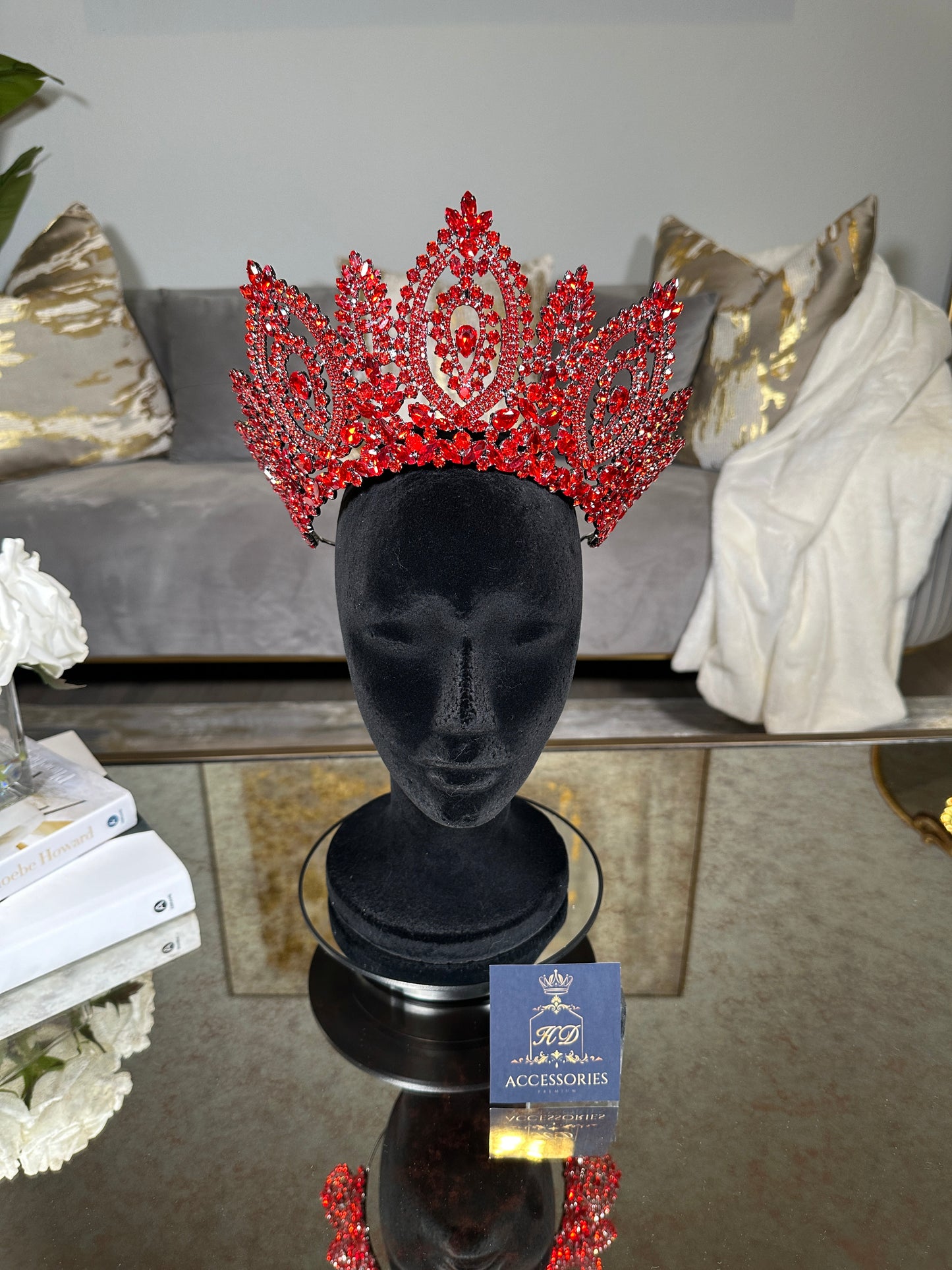 Red Quinceañera Crown