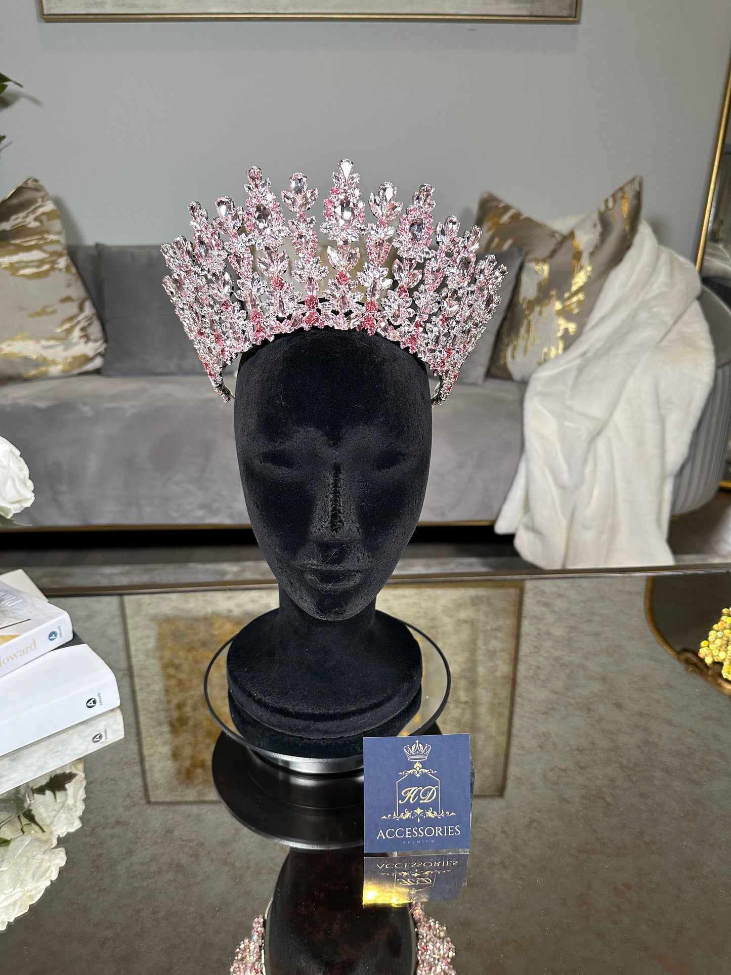 Pink Quinceañera Crown