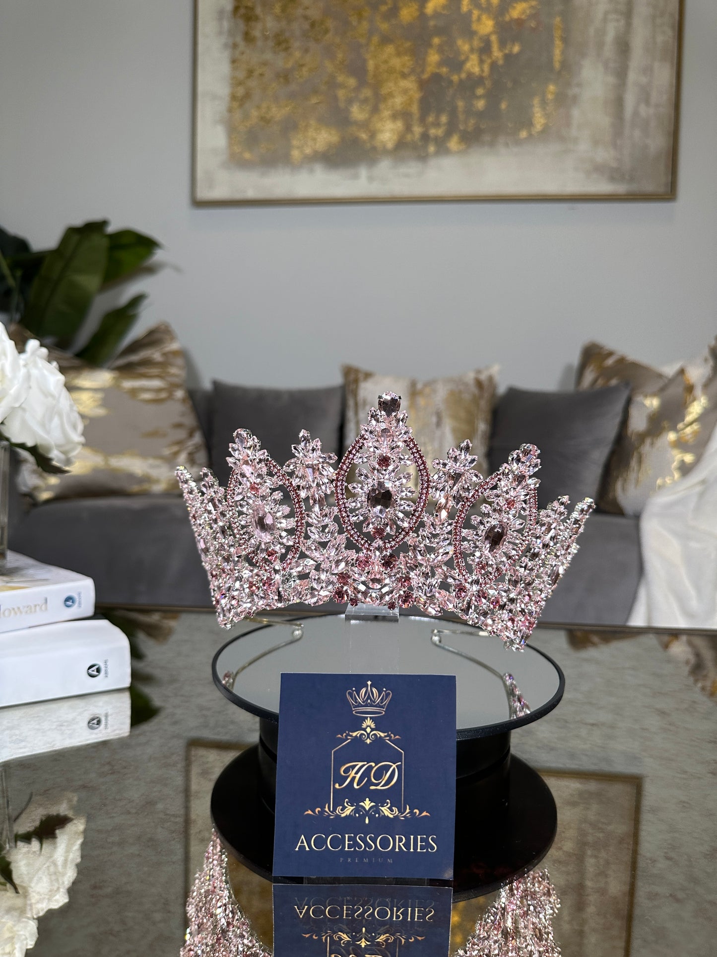 Pink Quinceañera Crown