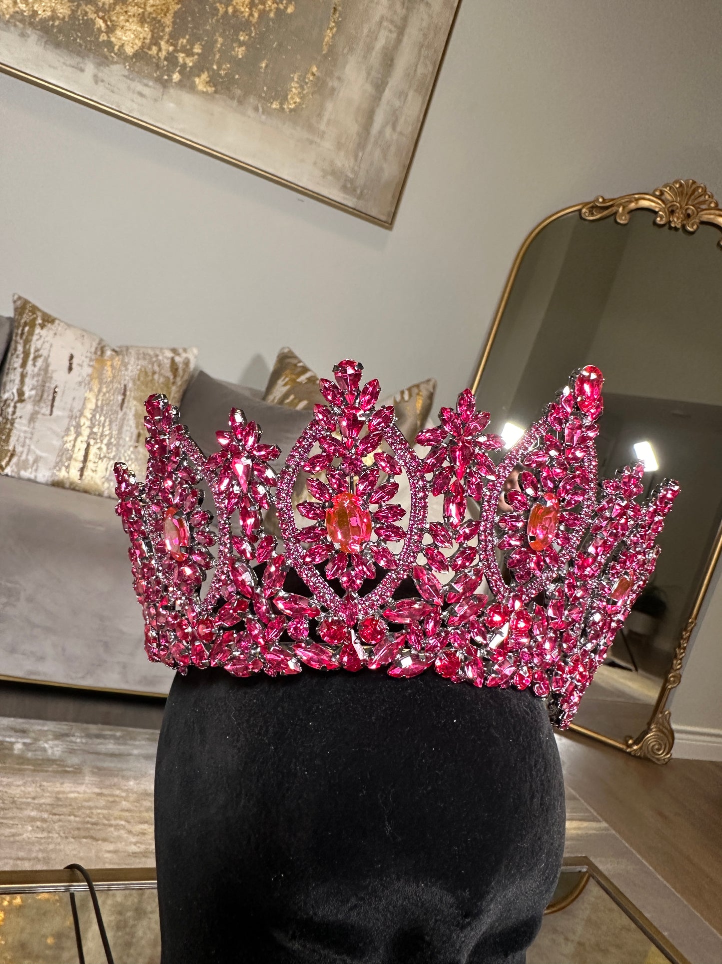 Fuchsia/Hot Pink Crown